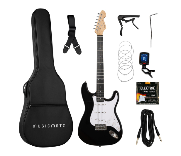 MusicMate Gitara elektryczna MusicMate zestaw- ME-01 - 1588157 - zdjęcie